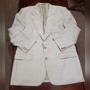 Enrico Coveri Italian Men's Classic Checkered Blazer